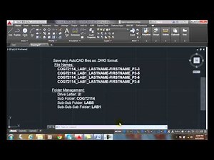 AutoCAD I 02-05 File Storage and Naming