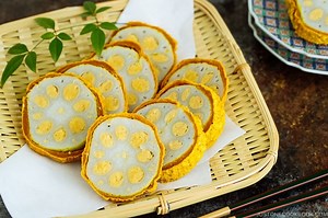 Karashi Renkon (Lotus Root with Japanese Mustard) 辛子蓮根