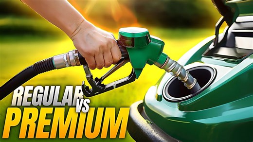 What happens if you put premium gas in a lawn mower?