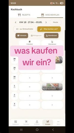 Einkaufsliste schreiben war gestern.