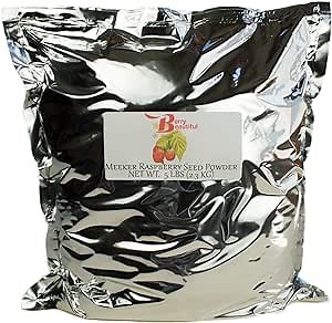 Berry Beautiful Meeker Red Raspberry Seed Powder - Natural Source of Ellagic Acid and Fiber - Locally Milled from US-Grown Raspberry Seeds - 5 lb / 2.26 kg