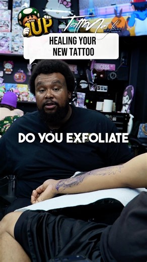 How to heal your brand new tattoo #tattoo #tattooaftercare #tattoohealing #tattooeducation #tatted