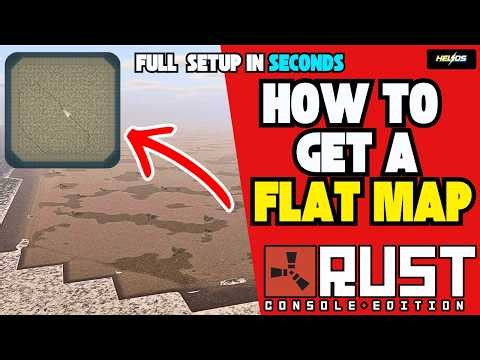 How to Make a Flat Map 🛢 Rust Console Settings 🎮 PS5, XBOX | 2026 Updates & Secret Settings
