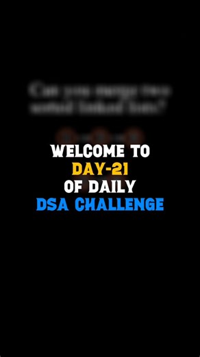 The Jacked SDE on Instagram: "DAY 21 of DSA: Merge Two Sorted Lists ✅ . . . . #dsa #leetcode #datastructure #coding #softwareengineer"