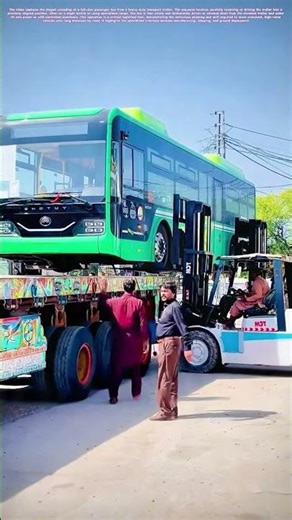 Lowering the Coach: The Methodical Unloading of a Multi-Ton Passenger Bus