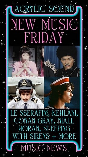 NEW MUSIC FRIDAY: CONAN GRAY, LE SSERAFIM, NOAH KAHAN, KORN & MORE