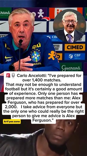 🚨 Carlo Ancelotti Reveals the ONLY Coach He Takes Advice From! 🤯 #Shorts