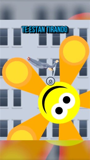 WATCH OUT FOR THE EYE - CHAOS IN HAPPY WHEELS #laughs #friends #glitch #games #online #humor #clips