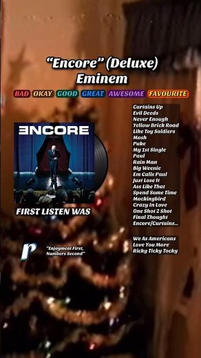 “Encore” (Deluxe) - #eminem #firstlisten #albumreview