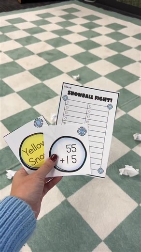 The most fun Winter Math Review Game! ❄️🩵 Comment “snowball” for the link! 🔗 Instantly add learning engagement to your day with this fun warm up review! Choose your math version (six included) or customize the template in PowerPoint. ☃️ This would be perfect to play this week before break and after break as everyone adjusts back to the rhythm of school. ❄️🩵 #teachersofinstagram #classroomideas #2ndgradeteacher #3rdgradeteacher #teacherideas #elementaryteacher | Mrs Munch’s Munchkins