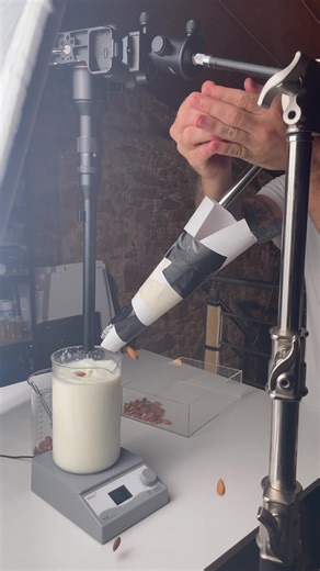Almond Milk Making Process Revealed