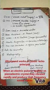 Features of Ultrasound machine.