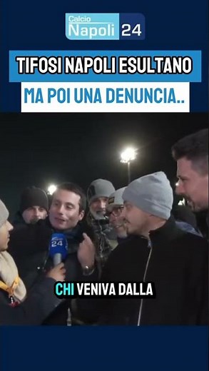 Tifoso del Napoli MINACCIATO allo Stadio Olimpico di Roma 😡