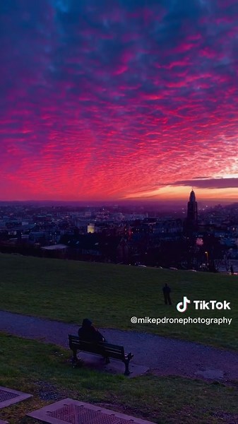 Sunset over cork #cork#cork_daily#shandon#shandonbells#corkbeo#discoverireland☘️#fyp #sunset#ireland🇨🇮#beautifulireland #picsoftheworld