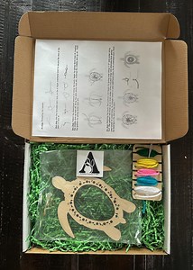 Custom Turtle Circular Weaving Loom Kit - Etsy