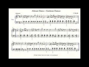 Alman Dansı - German Dance - J. Haydn