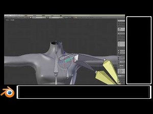 Blenderで肩の制限があるIKの腕を作る動画
