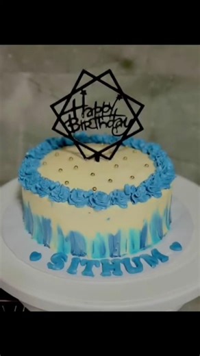 Blue Color Cake 🩵👩‍🍳🥰#cakes #homemadecake #lofriday