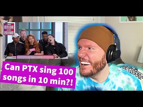 PENTATONIX Reaction | Pentatonix sings 100 songs in 10 Minutes REACTION | This is hilarious!