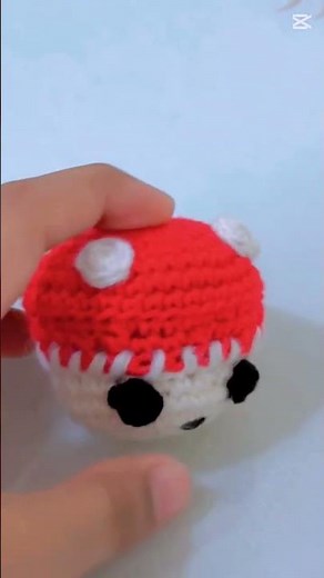 Cute Crochet Mushroom 🍄 | Handmade Amigurumi Mini Toy