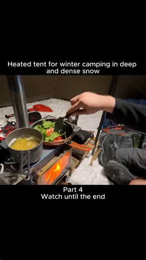 252K views · 3.2K reactions | Part4 Heated tent for winter camping in deep and dense snow #survival #outdoors #asmr #snow #storm #snowstorm | Campingskills7 | Facebook