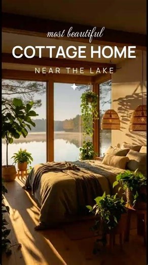 The Most Beautiful & Cozy Lakeside Cottage I’ve Ever Seen 🌿🏡