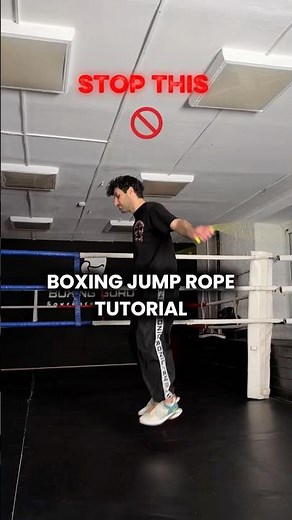 Boxing jump rope tutorial ✔️ #boxing #boxingtraining #boxer #boxingworkout #jumprope