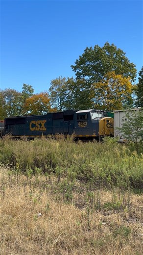 CSX 4583 SD70AC mid DPU on CSX M409 with awesome EMD 710 engine sounds 10/17/2025