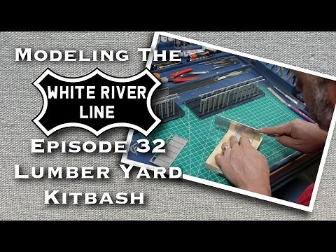 Kitbashing a Lumber Yard for my Model Railroad