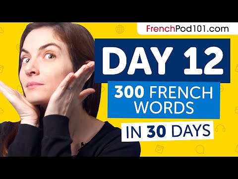 Day 12: 120/300 | Learn 300 French Words in 30 Days Challenge