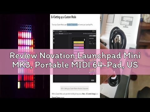 Review Novation Launchpad Mini MK3, Portable MIDI 64-Pad, USB Grid Controller for Ableton Live and L