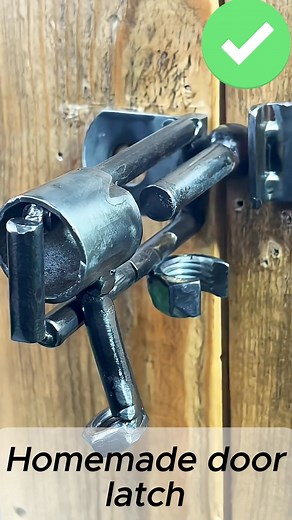 Simple idea with homeade 2 useful door latch lock ! . . . #diy #homemade #creative #handmade #diyideas #reelsfacebook #fbreelsfypシ゚viralシ #videoviralシ #reelsfypシ | Share knowledge with me