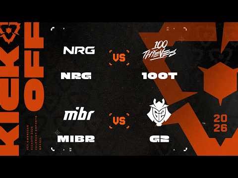 NRG x 100T | MIBR x G2 | VCT Americas Kickoff | Semana 5 - Dia 2