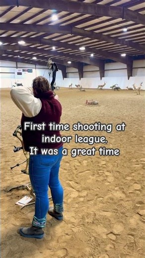 First time shooting at a 3D indoor league