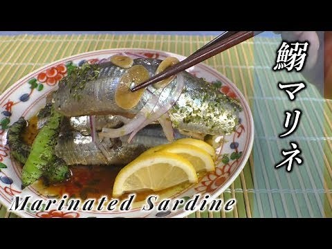 新鮮【いわしのマリネ】で健康レシピ！DHA☆How to make Marinated sardine sasimi