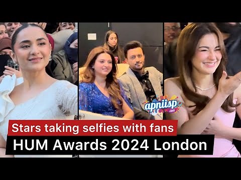 Hum Awards 2024 London with Hania Aamir, Atif Aslam, Mahira Khan, Yumna Zaidi, Ahad Raza Mir