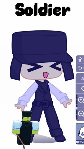 Soldier +Code (Forsaken) in gacha life 2 #trendingshorts #fypシ #gl2 #roblox #forsaken