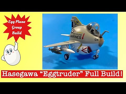 Building the Hasegawa A-6 Intruder Egg Plane (From Start to Finish!)