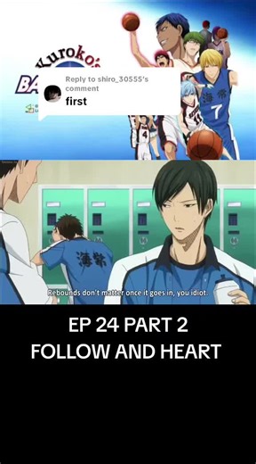 Kuroko's Basketball Season 1 Episode 24 Part 2 Highlights