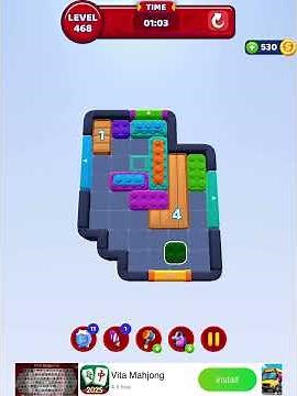 Color Block Jam Level 468 solution
