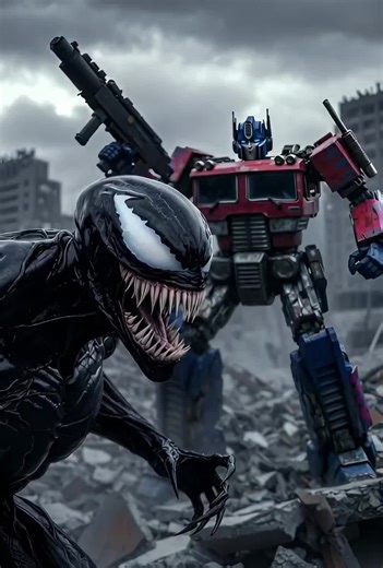 Venom Meets Optimus Prime: Power Unleashed