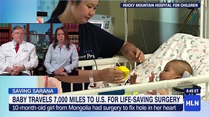 Saving Sarana: A baby from Mongolia travels 7,000 miles for life-saving surgery here in the U.S.A. | HLN