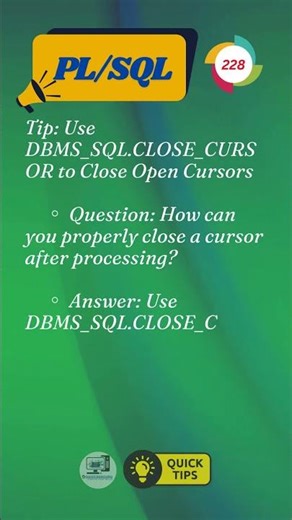 PL/SQL Success Tip #228