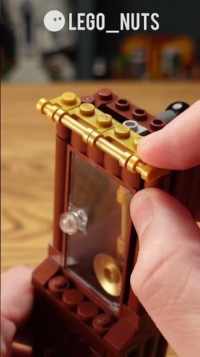 How to build a Lego grandfather clock MOC with ticking sound. #lego #legomoc #asmr #moc