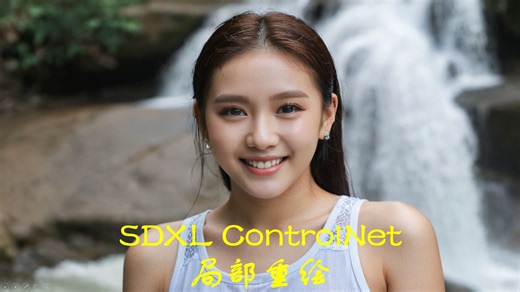 SDXL ControlNet 局部重绘