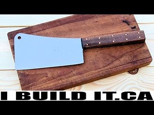 Meat Cleaver From An Old Saw Blade