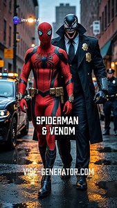 22K views · 5.7K reactions | Iconic Characters as Police – Venom,...