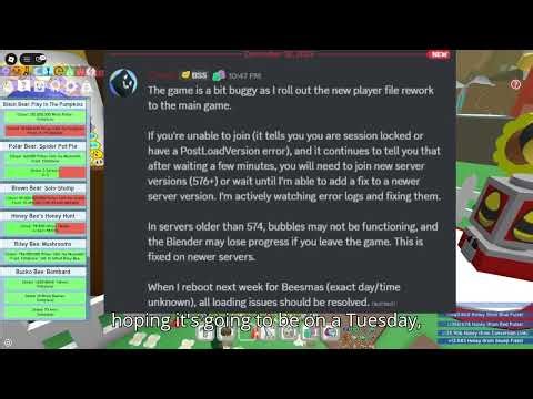 Bee Swarm Simulator - Onett Beesmas 2025 Announcement!!! Coming Next Week!!! Beesmas is here soon!!!