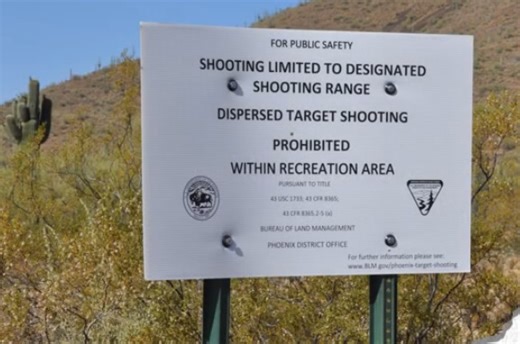 Bureau of Land Management Ranges Near Phoenix Require Steel Targets for Safety?