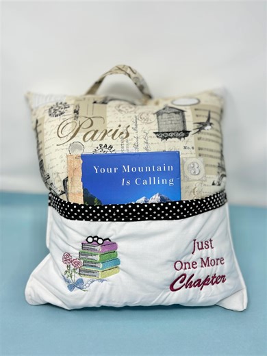Reading Pillow With Pocket for Adults & Teens - Etsy